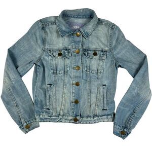 Gap 1969 Denim Jacket Women Small Light Wash‎ Jean Coat Casual Vintage Style
